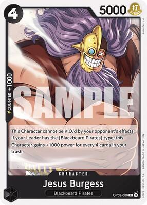 Jesus Burgess (Reprint) card from Starter Deck 27: BLACK Marshall.D.Teach
