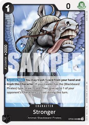 Stronger (Reprint) card from Starter Deck 27: BLACK Marshall.D.Teach