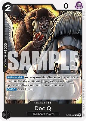Doc Q (Reprint) card from Starter Deck 27: BLACK Marshall.D.Teach