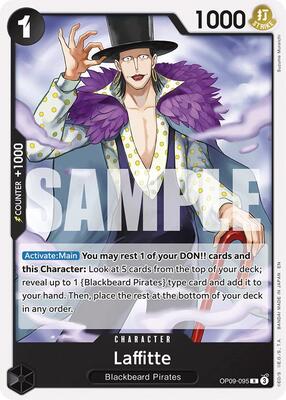 Laffitte (Reprint) card from Starter Deck 27: BLACK Marshall.D.Teach
