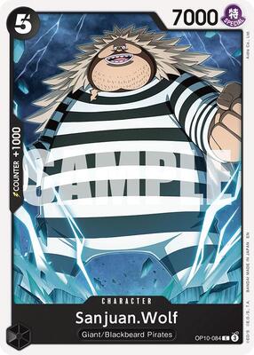 Sanjuan.Wolf (Reprint) card from Starter Deck 27: BLACK Marshall.D.Teach