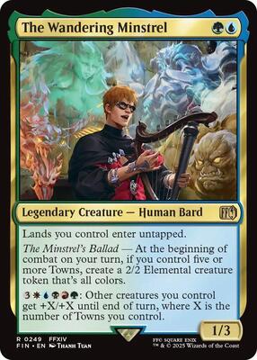 The Wandering Minstrel card from FINAL FANTASY