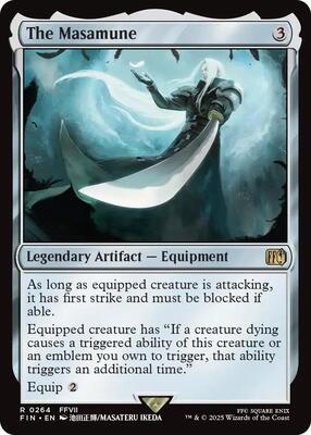 The Masamune card from FINAL FANTASY