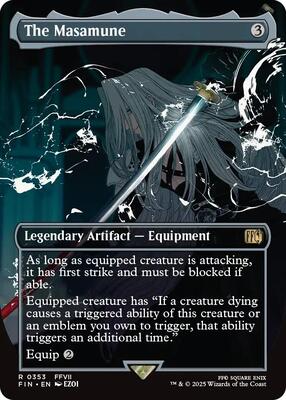The Masamune (Borderless) card from FINAL FANTASY