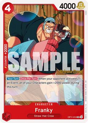 Franky card from A Fist of Divine Speed Release Event Cards