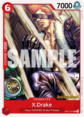 X.Drake card from A Fist of Divine Speed Release Event Cards