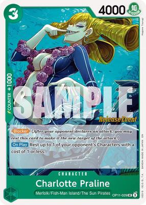 Charlotte Praline card from A Fist of Divine Speed Release Event Cards