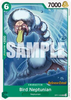 Bird Neptunian card from A Fist of Divine Speed Release Event Cards