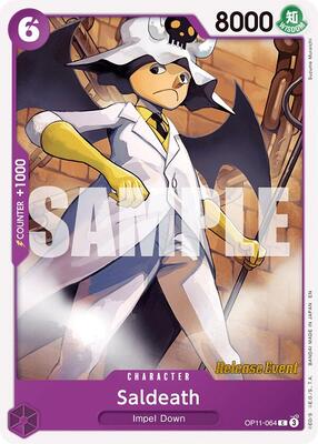Saldeath card from A Fist of Divine Speed Release Event Cards