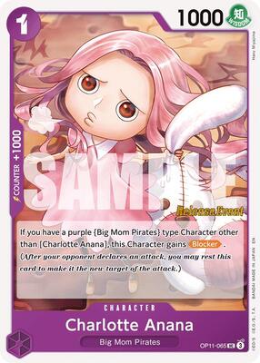 Charlotte Anana card from A Fist of Divine Speed Release Event Cards