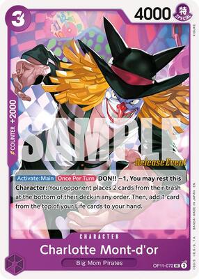 Charlotte Mont-d'or card from A Fist of Divine Speed Release Event Cards