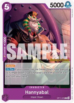 Hannyabal card from A Fist of Divine Speed Release Event Cards