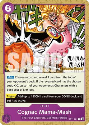 Cognac Mama-Mash card from A Fist of Divine Speed Release Event Cards