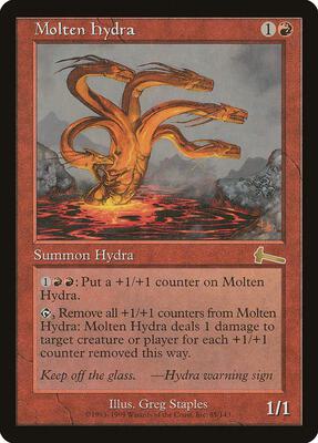 Molten Hydra card from Urza's Legacy