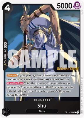 Shu card from A Fist of Divine Speed Release Event Cards