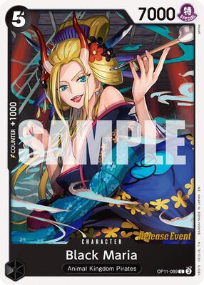 Black Maria card from A Fist of Divine Speed Release Event Cards