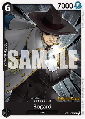 Bogard card from A Fist of Divine Speed Release Event Cards