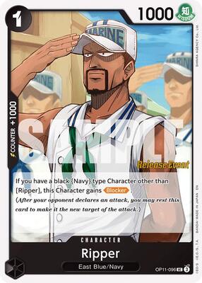 Ripper card from A Fist of Divine Speed Release Event Cards