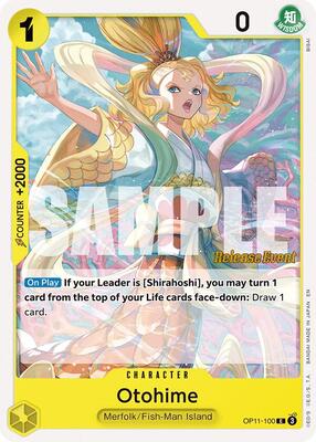 Otohime card from A Fist of Divine Speed Release Event Cards