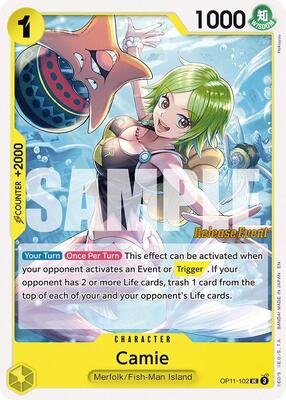 Camie card from A Fist of Divine Speed Release Event Cards