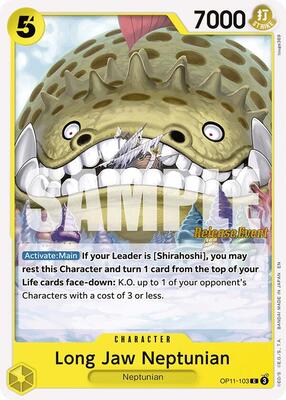 Long-Jaw Neptunian card from A Fist of Divine Speed Release Event Cards
