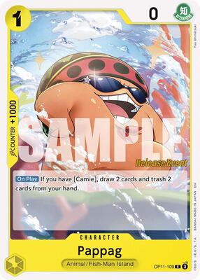 Pappag card from A Fist of Divine Speed Release Event Cards