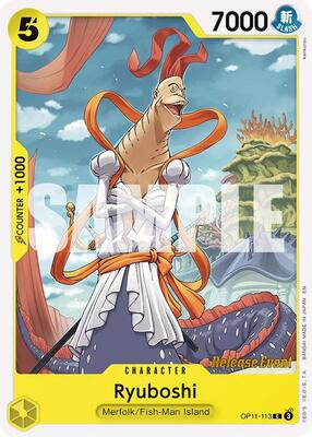 Ryuboshi card from A Fist of Divine Speed Release Event Cards