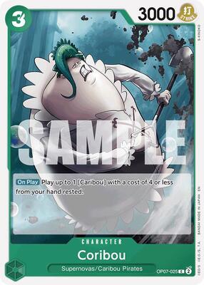 Coribou (Reprint) card from Starter Deck 24: GREEN Jewelry Bonney