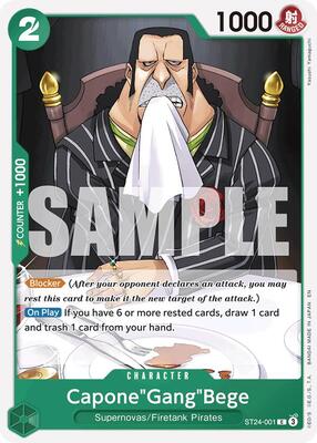Capone"Gang"Bege card from Starter Deck 24: GREEN Jewelry Bonney