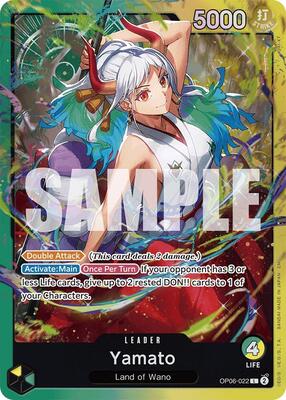 Yamato (OP06-022) card from Starter Deck 28: GREEN/YELLOW Yamato