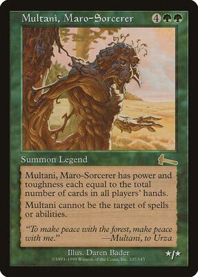 Multani, Maro-Sorcerer card from Urza's Legacy