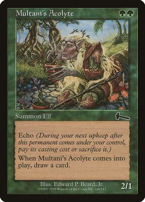 Multani's Acolyte card from Urza's Legacy