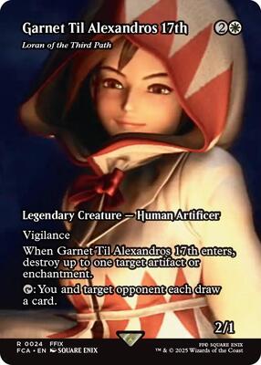 Garnet Til Alexandros 17th - Loran of the Third Path (Showcase) card from FINAL FANTASY: Through the Ages
