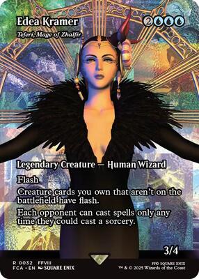 Edea Kramer - Teferi, Mage of Zhalfir (Showcase) card from FINAL FANTASY: Through the Ages