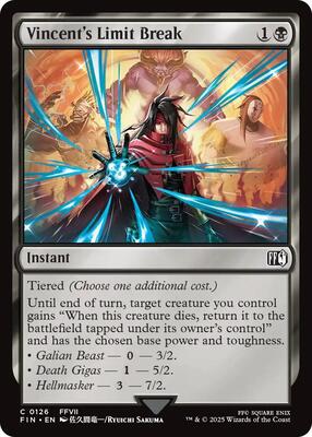Vincent's Limit Break card from FINAL FANTASY