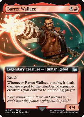 Barret Wallace (Extended Art) card from FINAL FANTASY