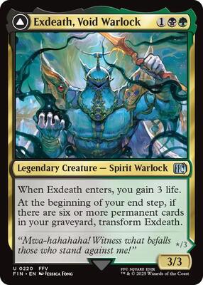 Exdeath, Void Warlock card from FINAL FANTASY
