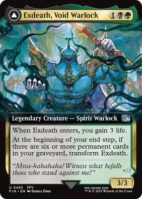 Exdeath, Void Warlock (Extended Art) card from FINAL FANTASY