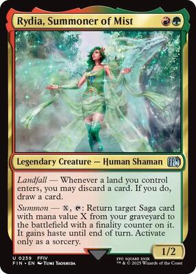 Rydia, Summoner of Mist card from FINAL FANTASY