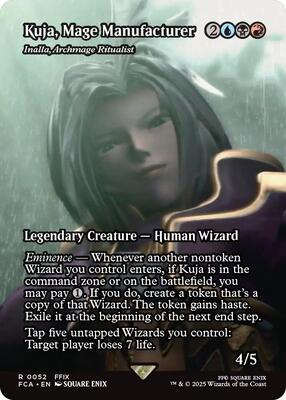Kuja, Mage Manufacturer - Inalla, Archmage Ritualist (Showcase) card from FINAL FANTASY: Through the Ages