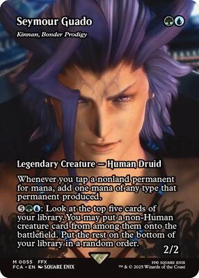 Seymour Guado - Kinnan, Bonder Prodigy (Showcase) card from FINAL FANTASY: Through the Ages