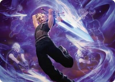 Cloud's Limit Break Art Card card from Art Series: FINAL FANTASY