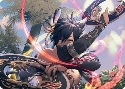 Dancer's Chakrams Art Card card from Art Series: FINAL FANTASY