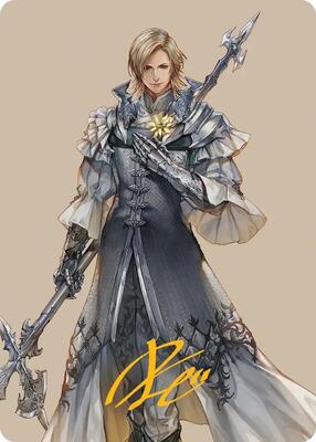 Dion, Bahamut's Dominant Art Card (Gold-Stamped Signature) card from Art Series: FINAL FANTASY