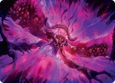 Hades, Sorcerer of Eld Art Card card from Art Series: FINAL FANTASY