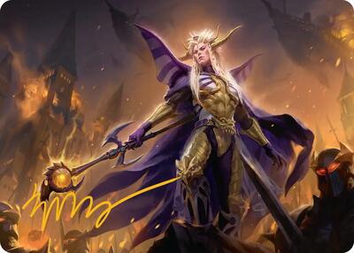 The Emperor of Palamecia Art Card (Gold-Stamped Signature) card from Art Series: FINAL FANTASY