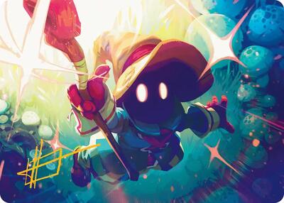 Vivi Ornitier Art Card (Gold-Stamped Signature) card from Art Series: FINAL FANTASY