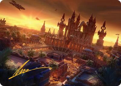 Rabanastre, Royal City Art Card (Gold-Stamped Signature) card from Art Series: FINAL FANTASY