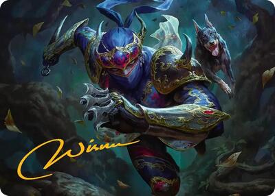 Shadow, Mysterious Assassin Art Card (Gold-Stamped Signature) card from Art Series: FINAL FANTASY