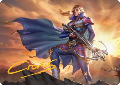 Edgar, Master Machinist Art Card (Gold-Stamped Signature) card from Art Series: FINAL FANTASY
